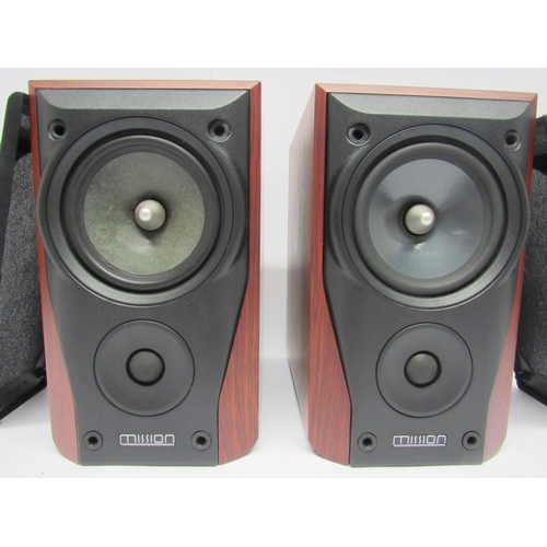 7379 - A pair of Mission 780 bookshelf speakers