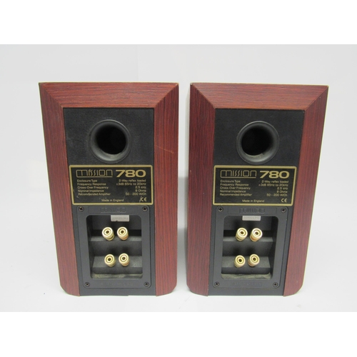 7379 - A pair of Mission 780 bookshelf speakers