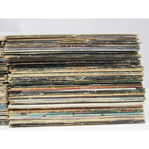 7128 - A collection of approx. one-hundred Rock, Prog, Folk Rock and other LPs including Queen, Rolling Sto... 