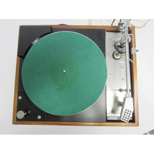 7460 - Hi-fi - A 1970s turntable fitted with Lenco tonearm and Shure M75-65 cartridge