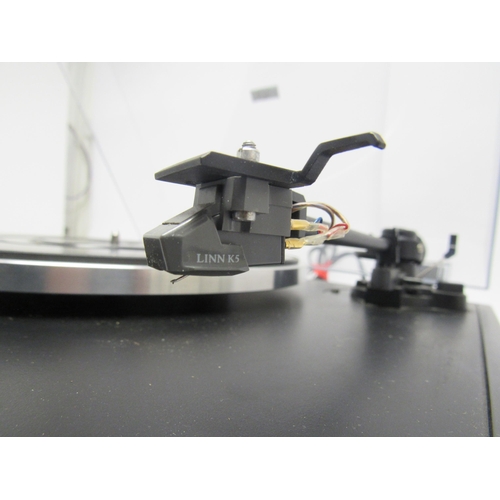 7461 - Hi-fi - An Ariston Q Deck transcription turntable, seraial no. 005263, fitted with a Linn K5 cartrid... 