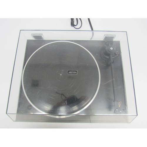 7461 - Hi-fi - An Ariston Q Deck transcription turntable, seraial no. 005263, fitted with a Linn K5 cartrid... 