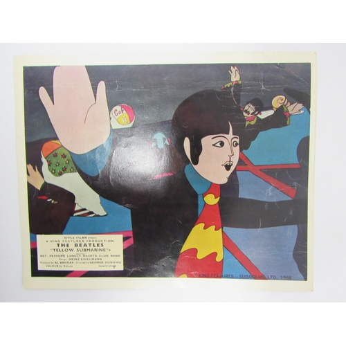 7292 - THE BEATLES: A full set of eight UK cinema lobby cards for 'Yellow Submarine' (1968) by King Feature... 