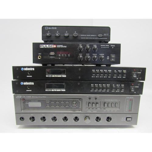 7330 - Hi-fi - A mixed group of hi-fi separates to include JDM TA-1060 mixing amplifier, Adastra 952.978 AM... 