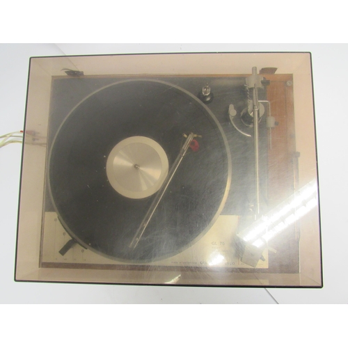 7459 - A Lenco Goldring GL75 stereo transcription turntable with Goldring cartridge