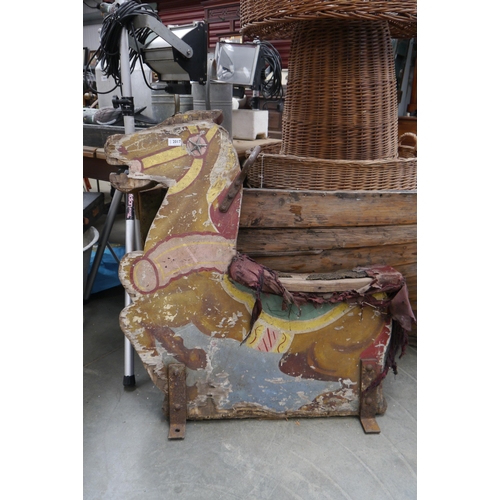 2301 - A vintage fairground horse