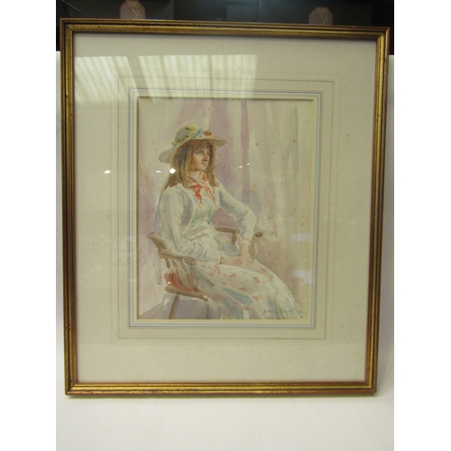 4298 - JEAN CLARKE: A watercolour titled 