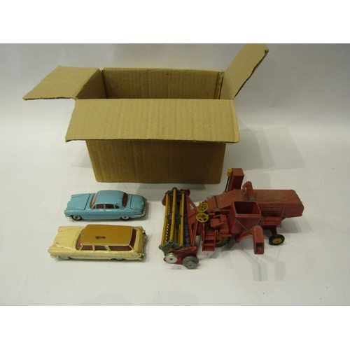 4310 - A collection of vintage Corgi and Dinky Toys vehicles. In played-with condition