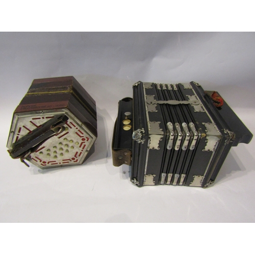 4320 - An accordion and a Hohner squeezebox, both cased