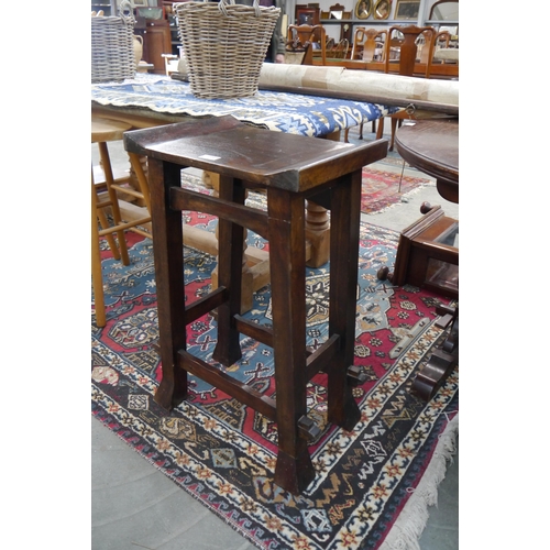 2263 - A hardwood oriental bar stool