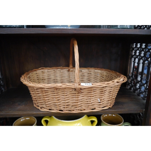 2342 - A wicker basket