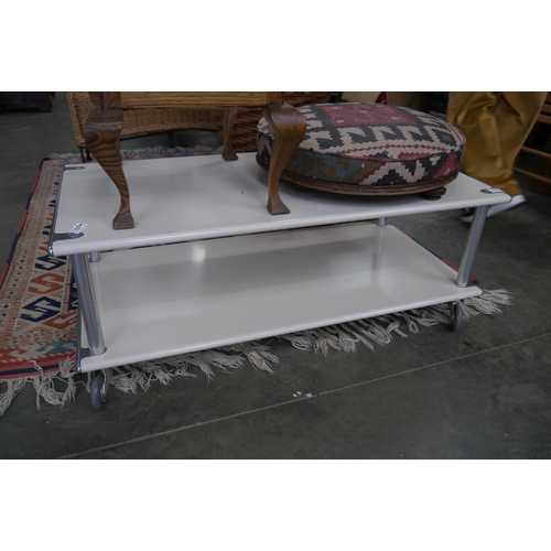 2371 - A two tier industrial coffee table