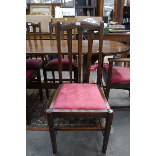 2377 - A set of six dining chairs