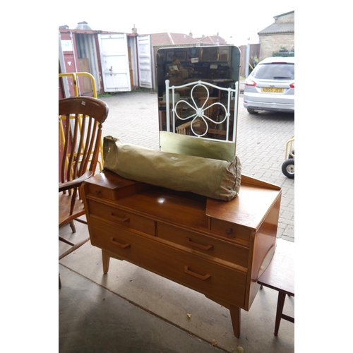 2460 - A G-Plan light wood dressing table and matching bedside unit and coffee table (3)