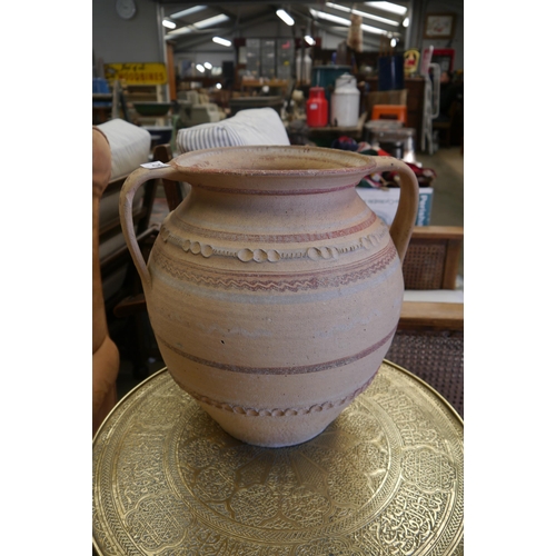 2005 - A twin-handled pottery pot