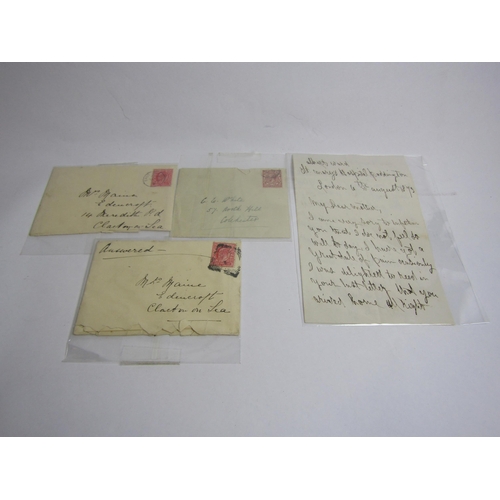 4376 - A small collection of early 20th Century handwritten letters and correspondence