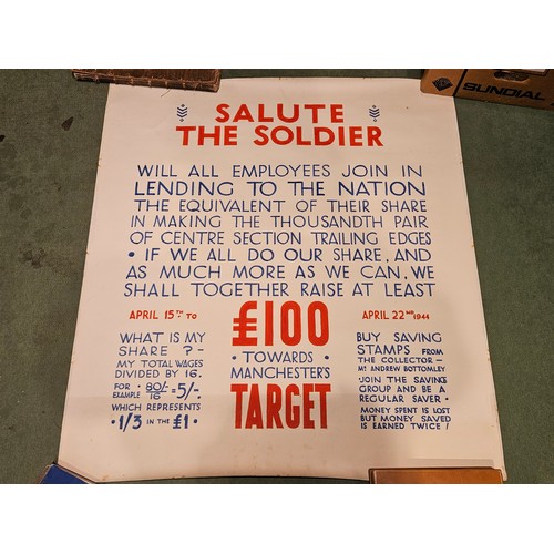 4429 - Three posters for rebuilding cities post-War, including an example on tracing paper, together with 