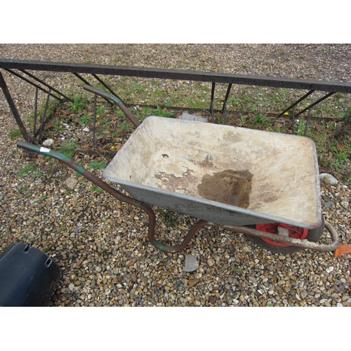 3370 - A galvanised wheelbarrow