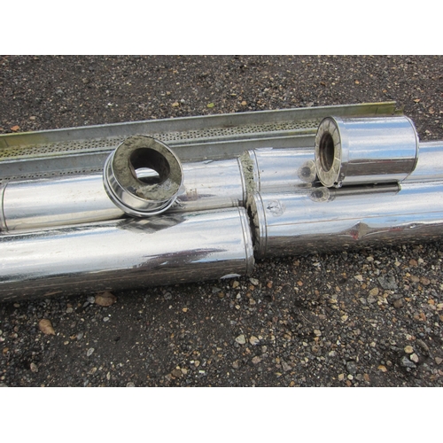 3453A - Four sections of stainless steel flue, etc