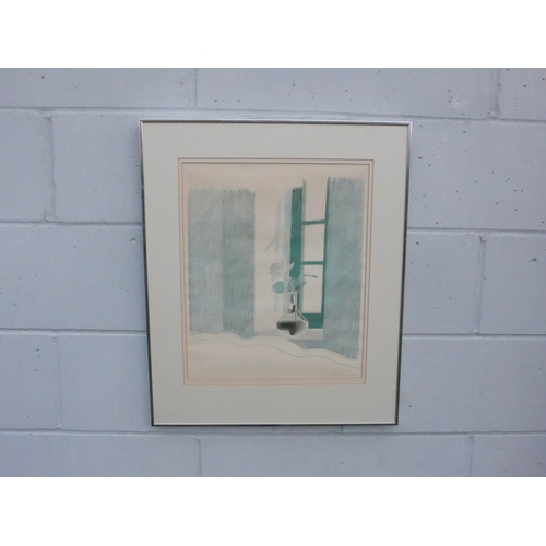 7558 - A framed and glazed lithograph after David Hockney (b.1937) - 'Le Nid De Duc', 1971, titled, dated a... 