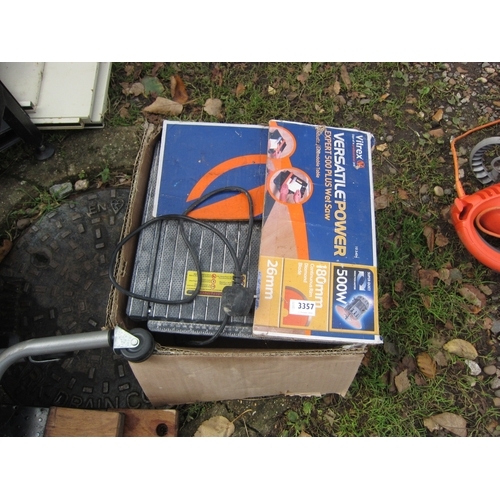 3357 - A boxed Vitrex tile cutter.  DTI Failure: Please see information pages