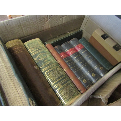 1444 - A box of assorted mainly 19th Century topography, history, travel books, including London, Sussex, E... 