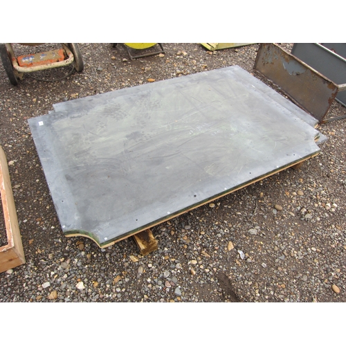 3481 - Three sections of snooker table slate