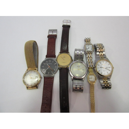 1285 - A quantity of wristwatches including Seiko, Rotary and Lorus