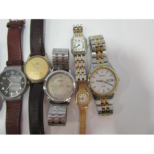 1285 - A quantity of wristwatches including Seiko, Rotary and Lorus