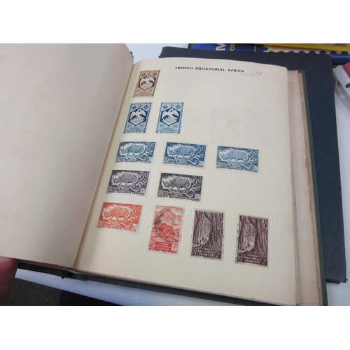 1310 - A collection of stamp albums and loose examples from Great Britain, penny black and reds, mainly 20t... 