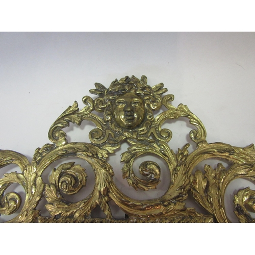 1360 - A gilt framed bevelled edged wall mirror, 12.5cm x 18.5cm