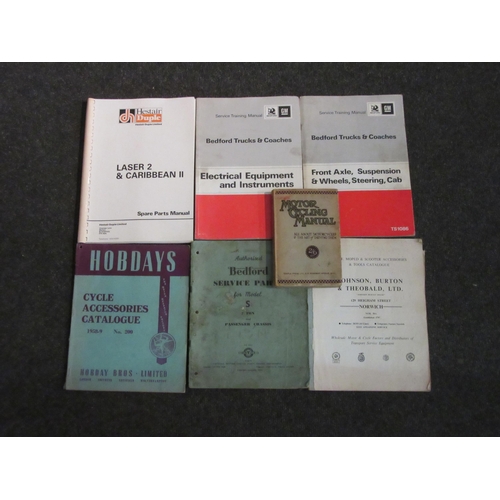 1376 - A small group of Bedford Trucks manuals plus others cycling and motoring