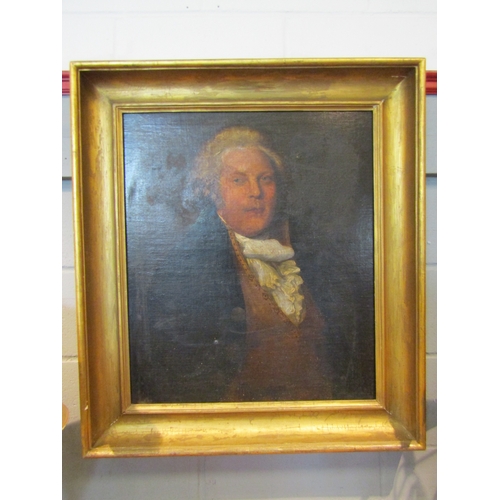 1061 - An early 19th Century portrait of a gentleman. Gilt framed. 70cm x 60cm image size