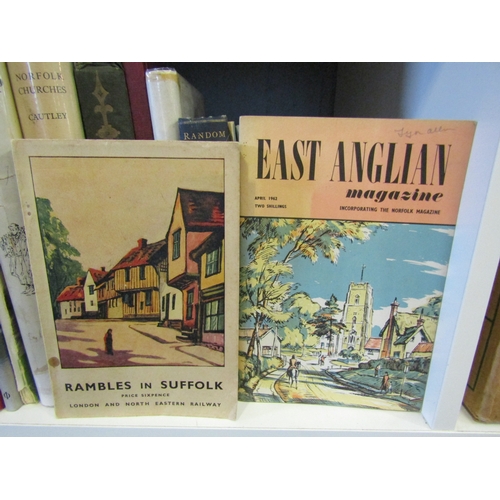 1271 - A quantity of Norfolk and Suffolk interest volumes, including Norfolk Churches by Cautley, The Rabbi... 