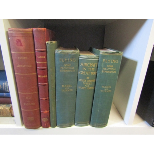 1278 - Six early 20th Century volumes on aviation, including 