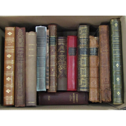 1146 - Two boxes of assorted mainly 19th Century books and periodicals, including 