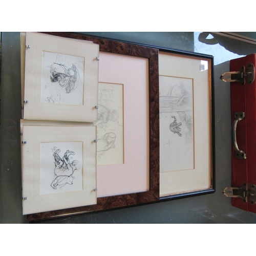 1175 - Six Winnie the Pooh prints, two framed and glazed (6)