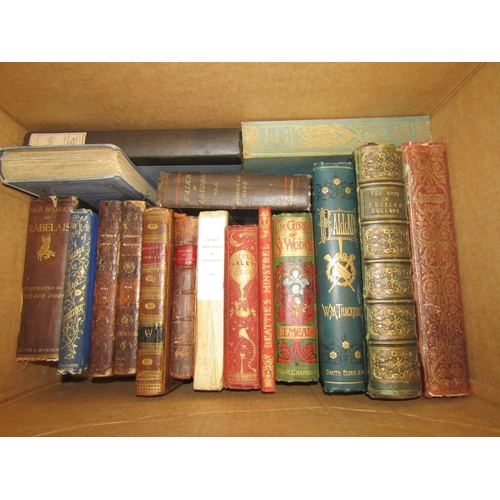 1211 - Two boxes of assorted mainly 19th Century volumes, including Peter Parley's Annuals; Illustrated Byr... 