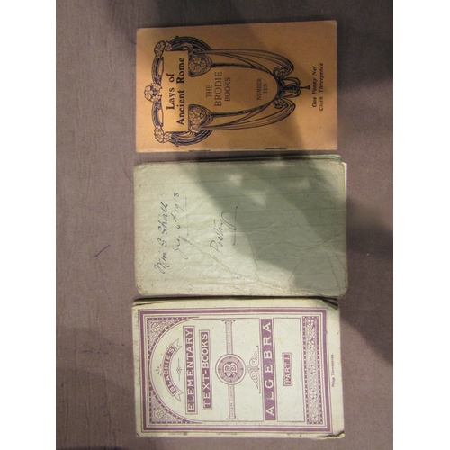 4304 - A collection of early 20th Century school child’s exercise books with manuscript entries/schoolwork ... 