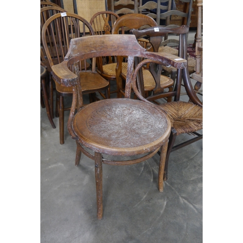 2011 - Aan Edwardian bentwood elbow chair