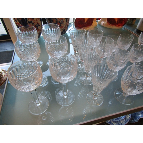 1195 - A selection of Waterford Crystal drinking glasses (26)