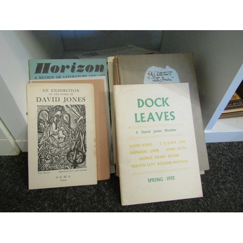 1410A - A collection of books and booklets on David Jones CH (1895-1974), British painter, modernist poet, w... 