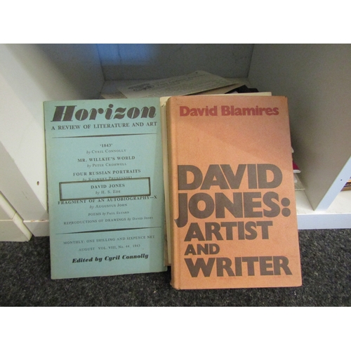 1410A - A collection of books and booklets on David Jones CH (1895-1974), British painter, modernist poet, w... 