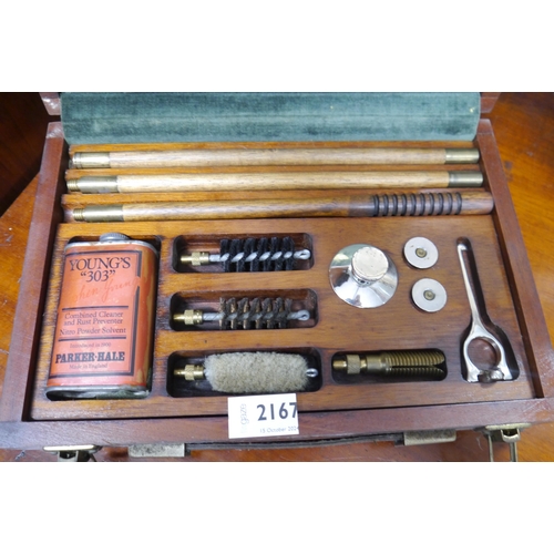 2167 - A Parker & Hale shotgun cleaning kit