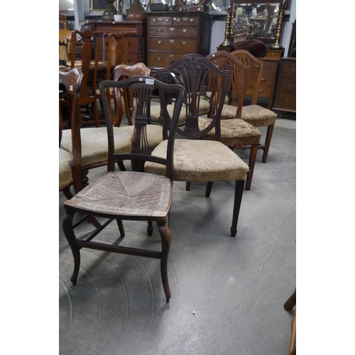 2186 - Four assorted chairs