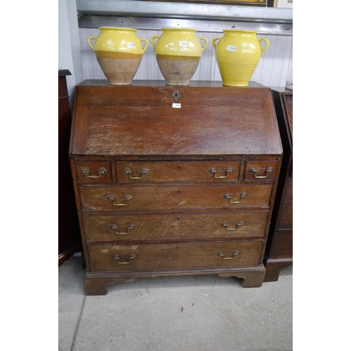 2223 - A Georgian oak bureau