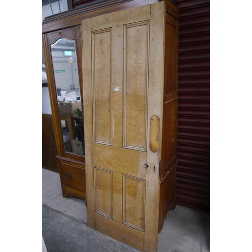 2388 - A Victorian scumble painted pine door