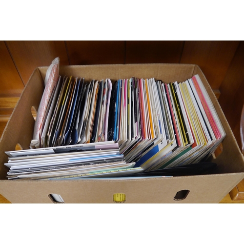 2463 - A box of 45's records