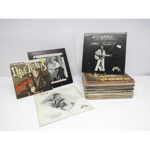 7134 - Rock & Roll / Rockabilly - A collection of Rockabilly and Rockabilly Revival LPs to include Al Rober... 