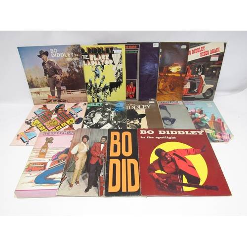 7183 - Rock & Roll / R&B - BO DIDDLEY: A collection of fourteen LPs to include 'Bo Diddley Rides Again' (Py... 